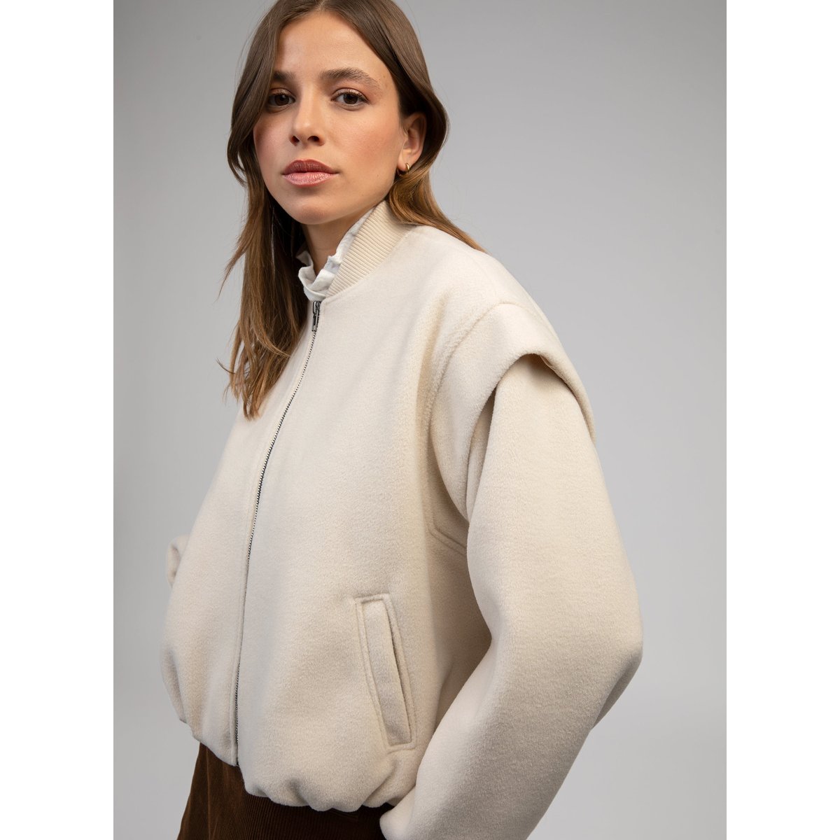 Blouson CALEDONIA ecru, AN'GE