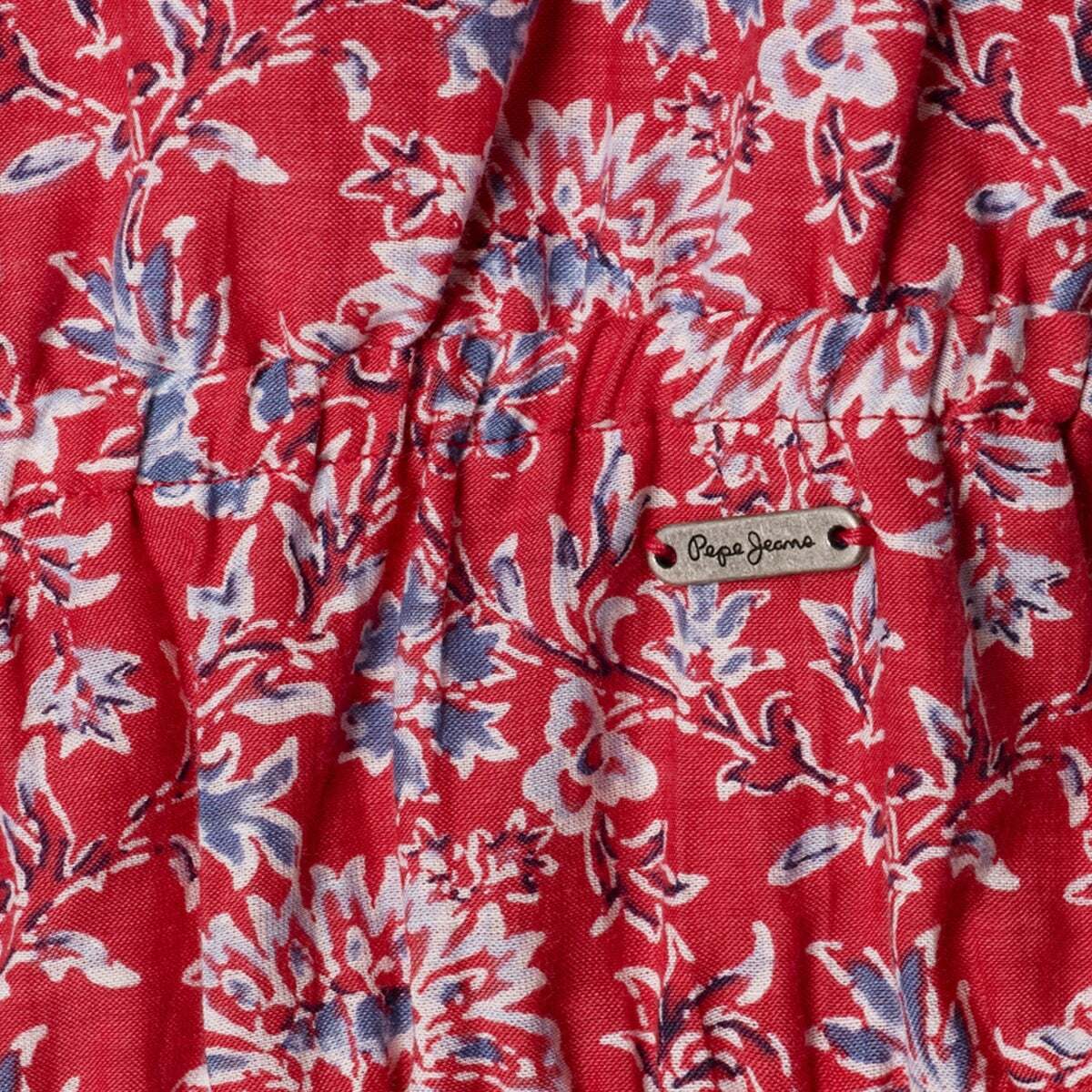 Combinaison Longue À Imprimé Floral rouge royal, PEPE JEANS