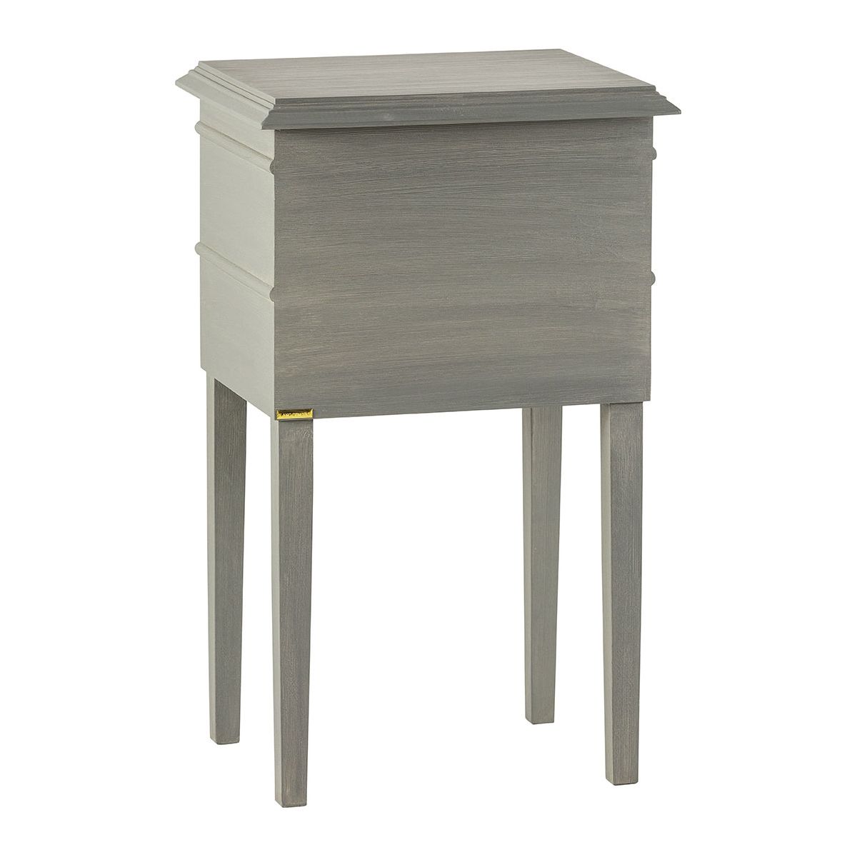 Chevet en manguier gris, BLANC D’IVOIRE