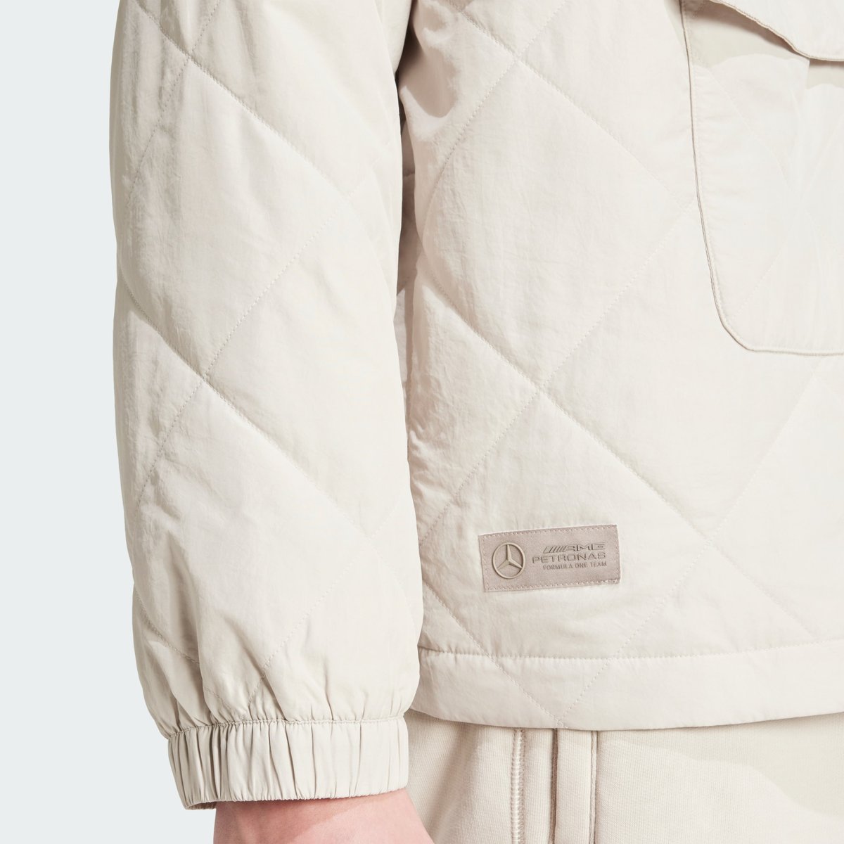 Veste De Survêtement Mercedes - Amg Petronas Formula One Team Premium Veste De Survêtement Mercedes - Amg Petronas Formula One Team Premium beige / putty beige, adidas Performance