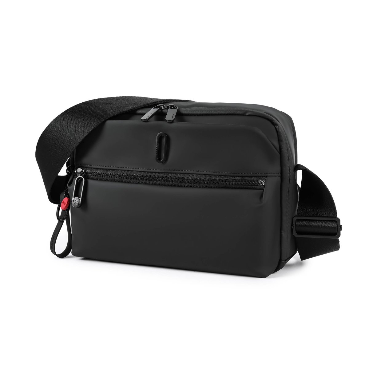 Sac bandoulière horizontal avec protection RFID black, HEDGREN