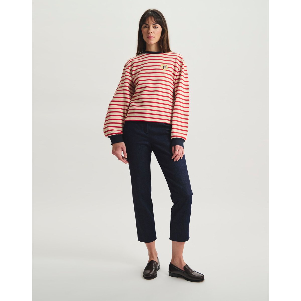 Pull Layann en coton bio rouge, INES DE LA FRESSANGE PARIS