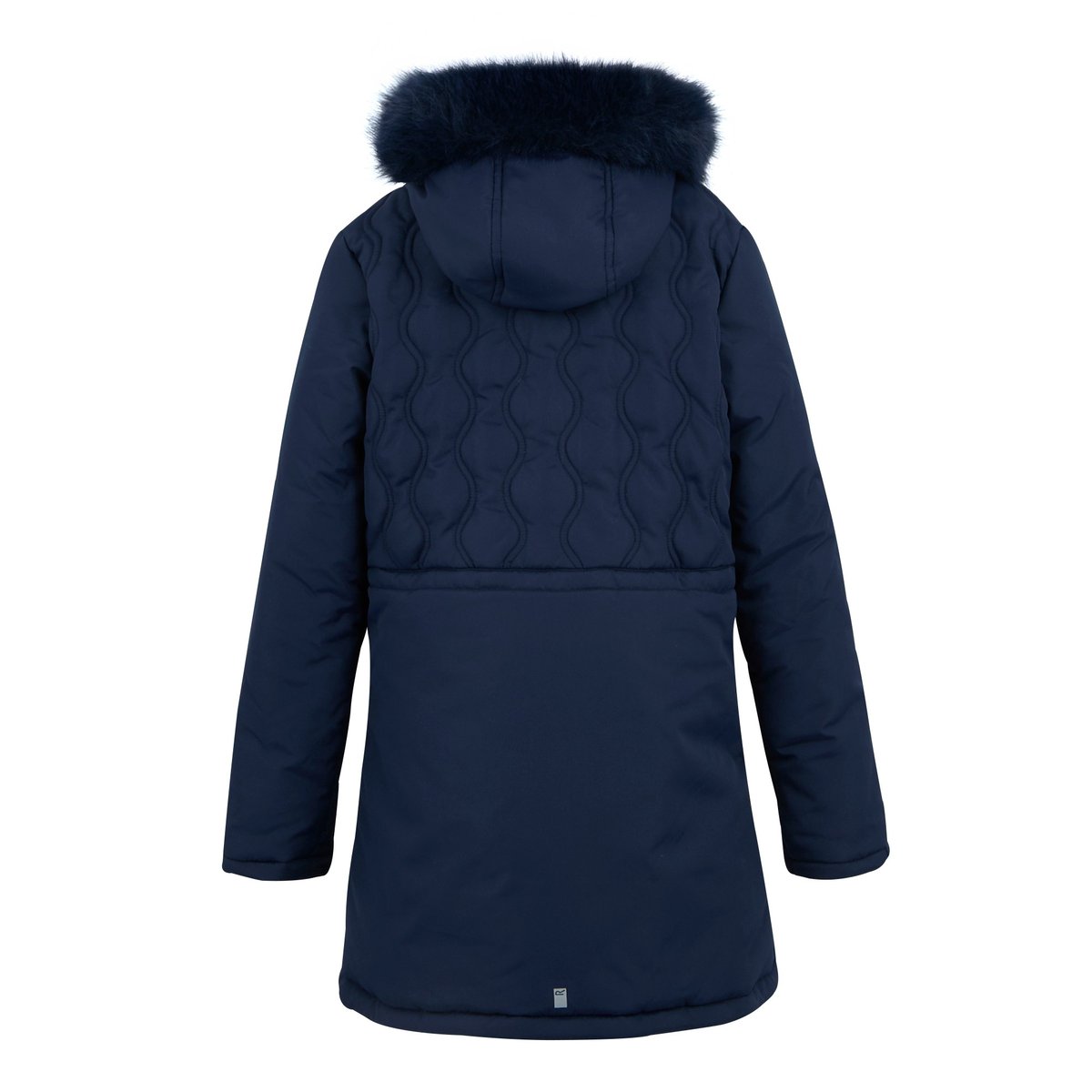 Veste matelassée à capuche duveteuse FABRIZIA bleu marine, REGATTA