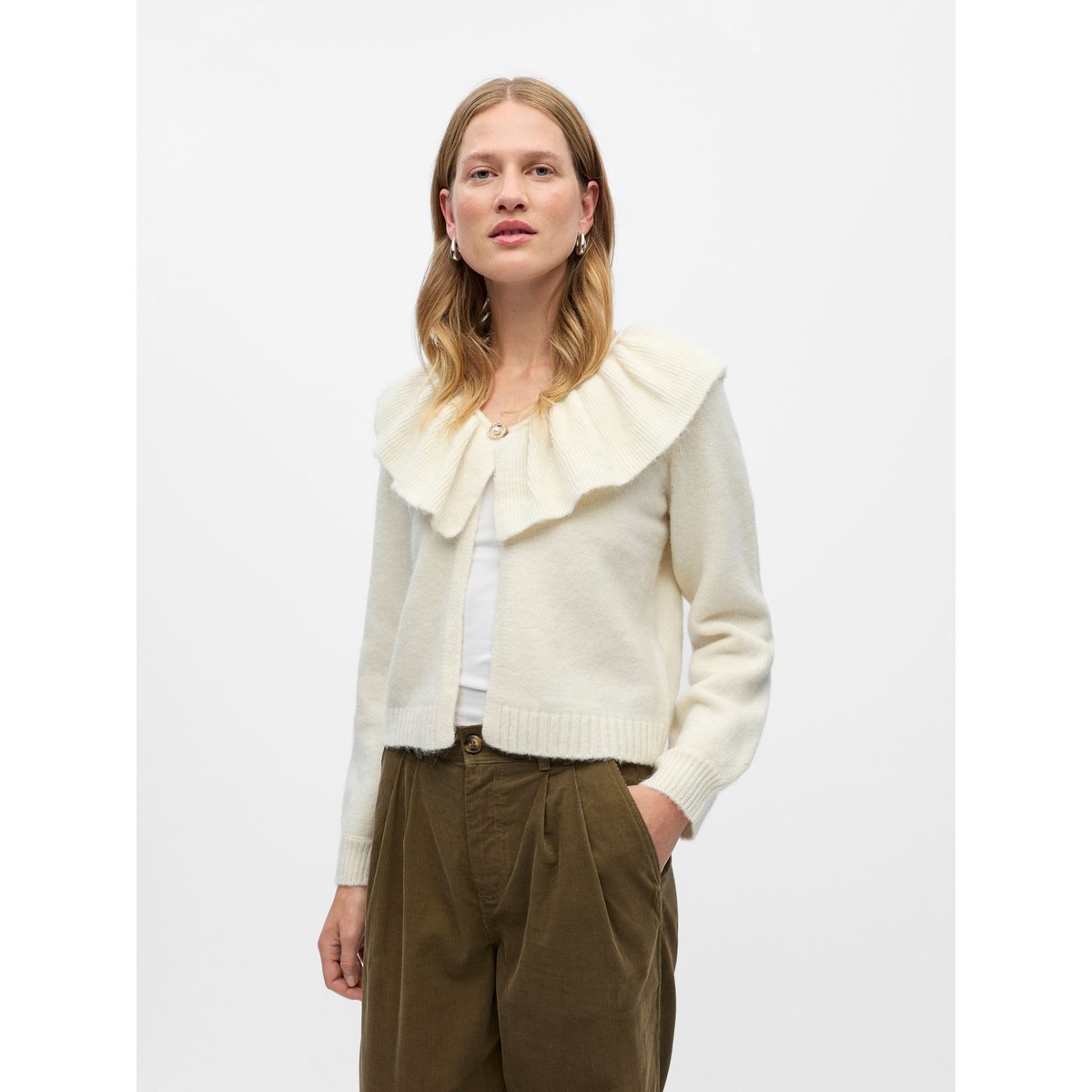 Cardigan En Maille birch, OBJECT