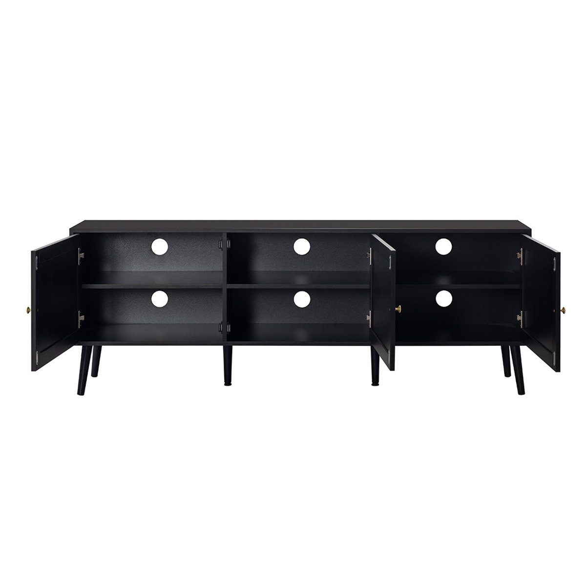 Meuble TV - GOTO noir, BEST MOBILIER