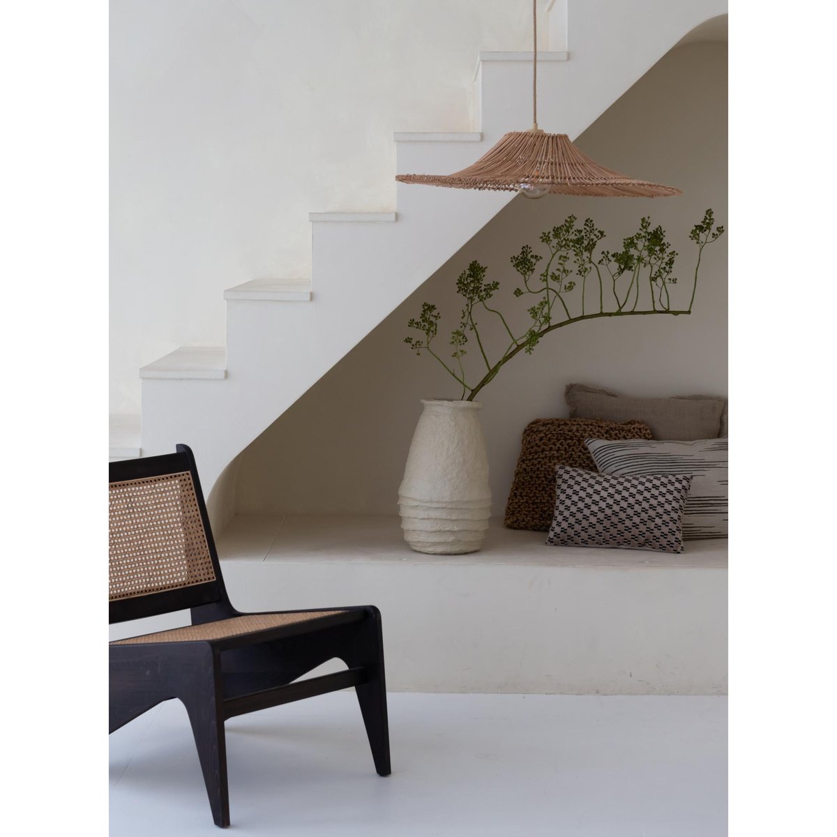 Lampe Suspendue Rotin CANCUN naturel, GOOD & MOJO