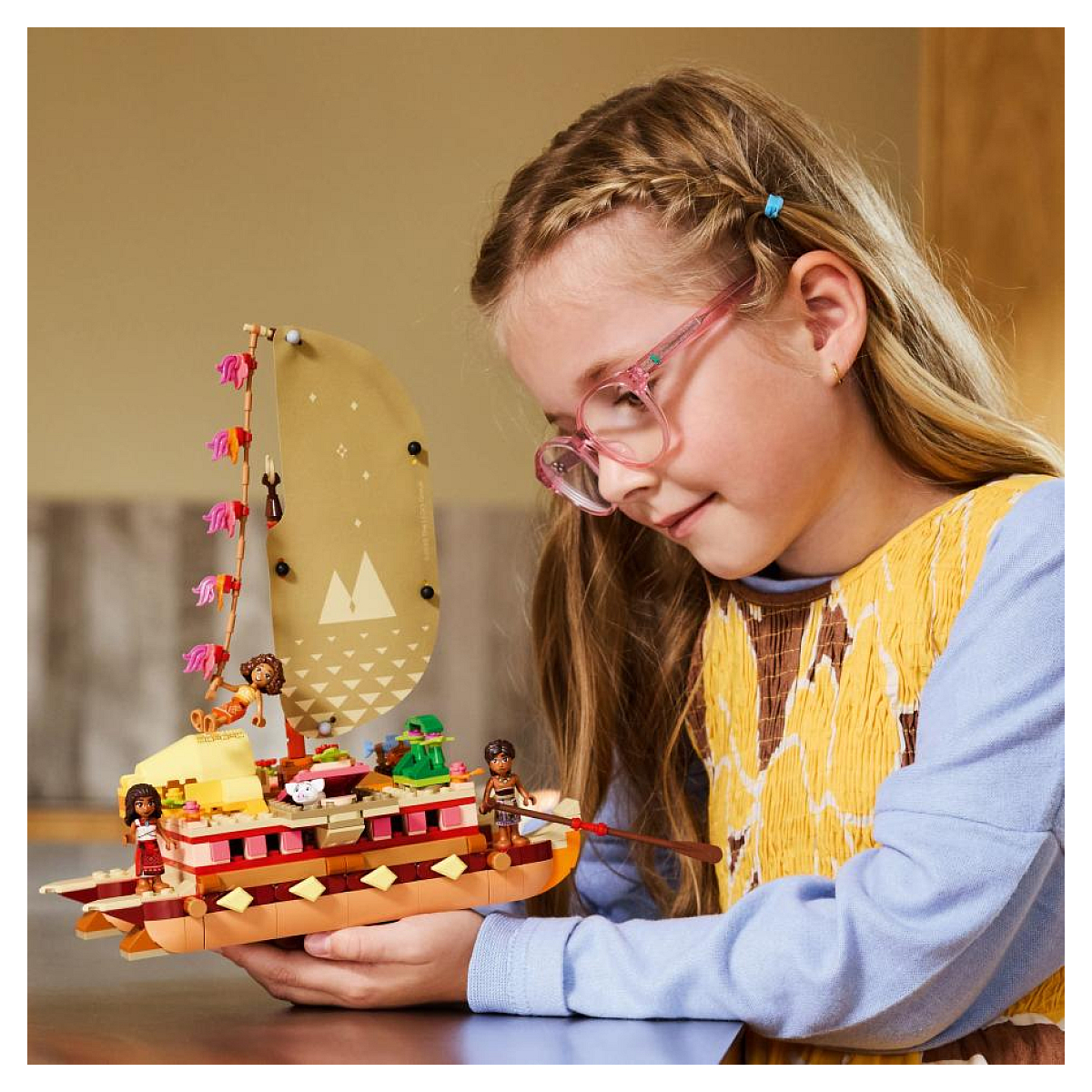43270 Bateau Vaiana ® Disney Princess couleur unique, LEGO