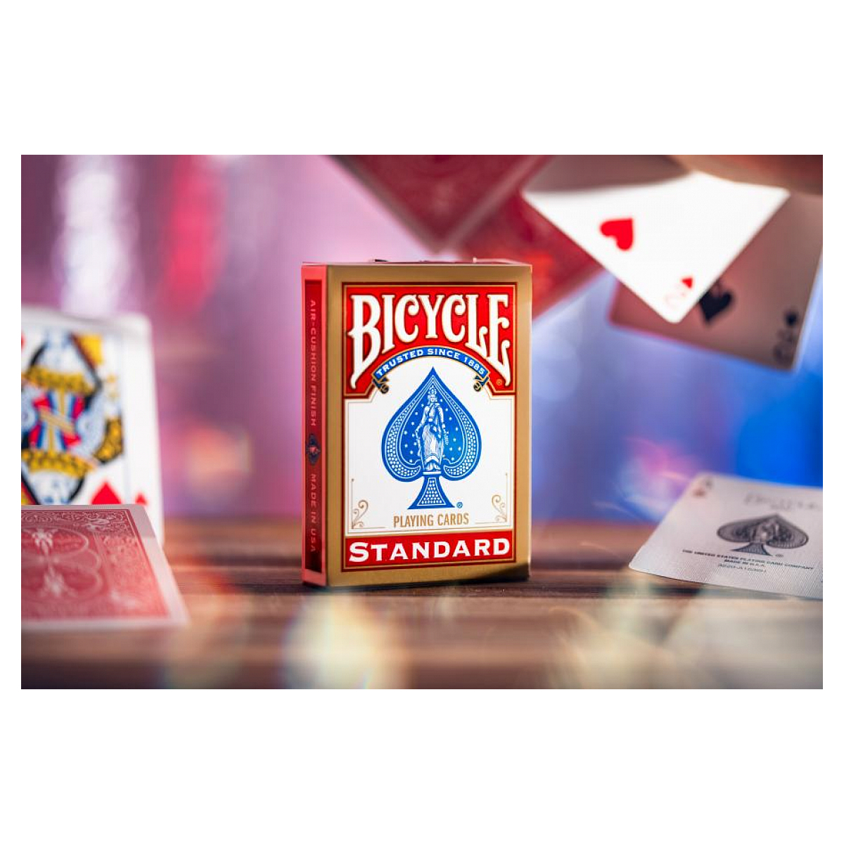 Bicycle - jeu de cartes original - rider back - standard couleur unique, CARTAMUNDI