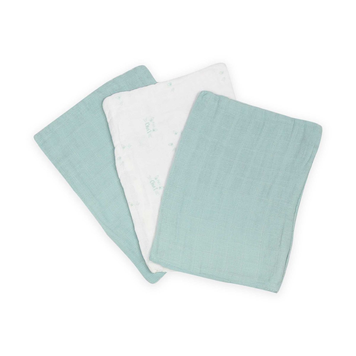 Lot de 3 gants de toilette bébé - Petit chat #cce8d2, TROIS KILOS SEPT