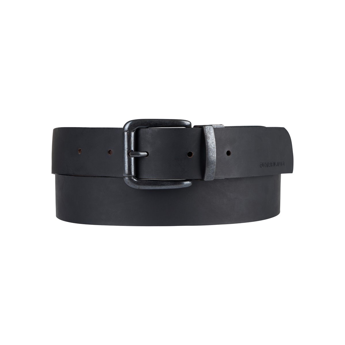 Ceinture réversible en cuir noir black, PETROL INDUSTRIES