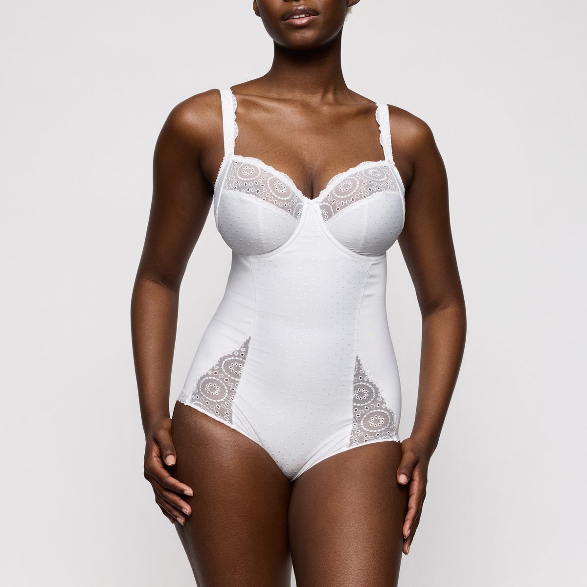 Body à Bonnets emboîtants OSINO blanc - blanc, PRIMADONNA