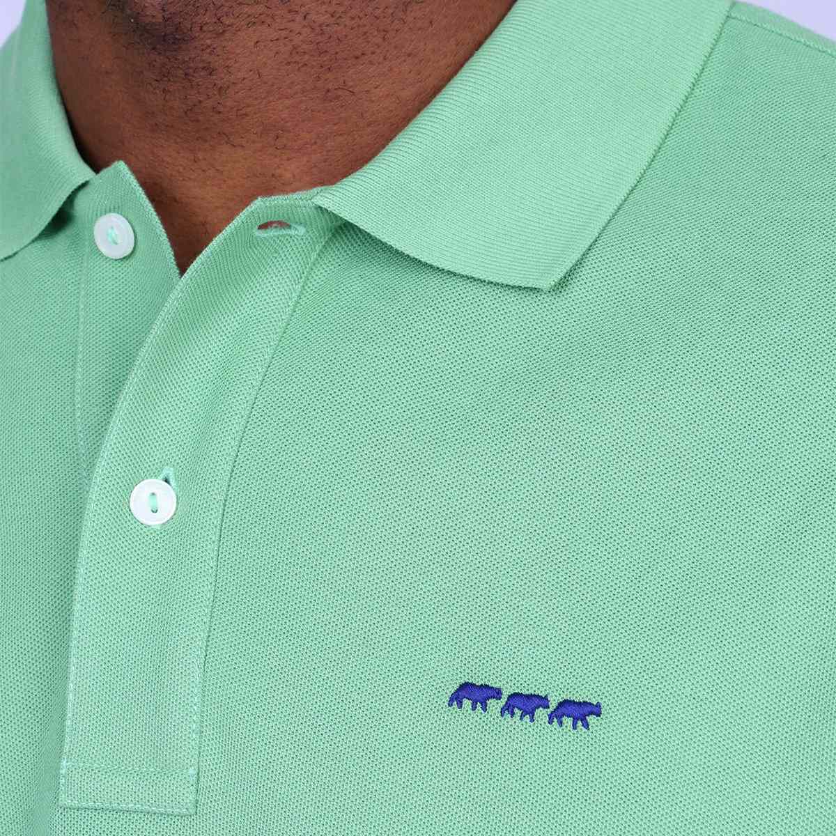 Polo Collin vert, MISE AU GREEN