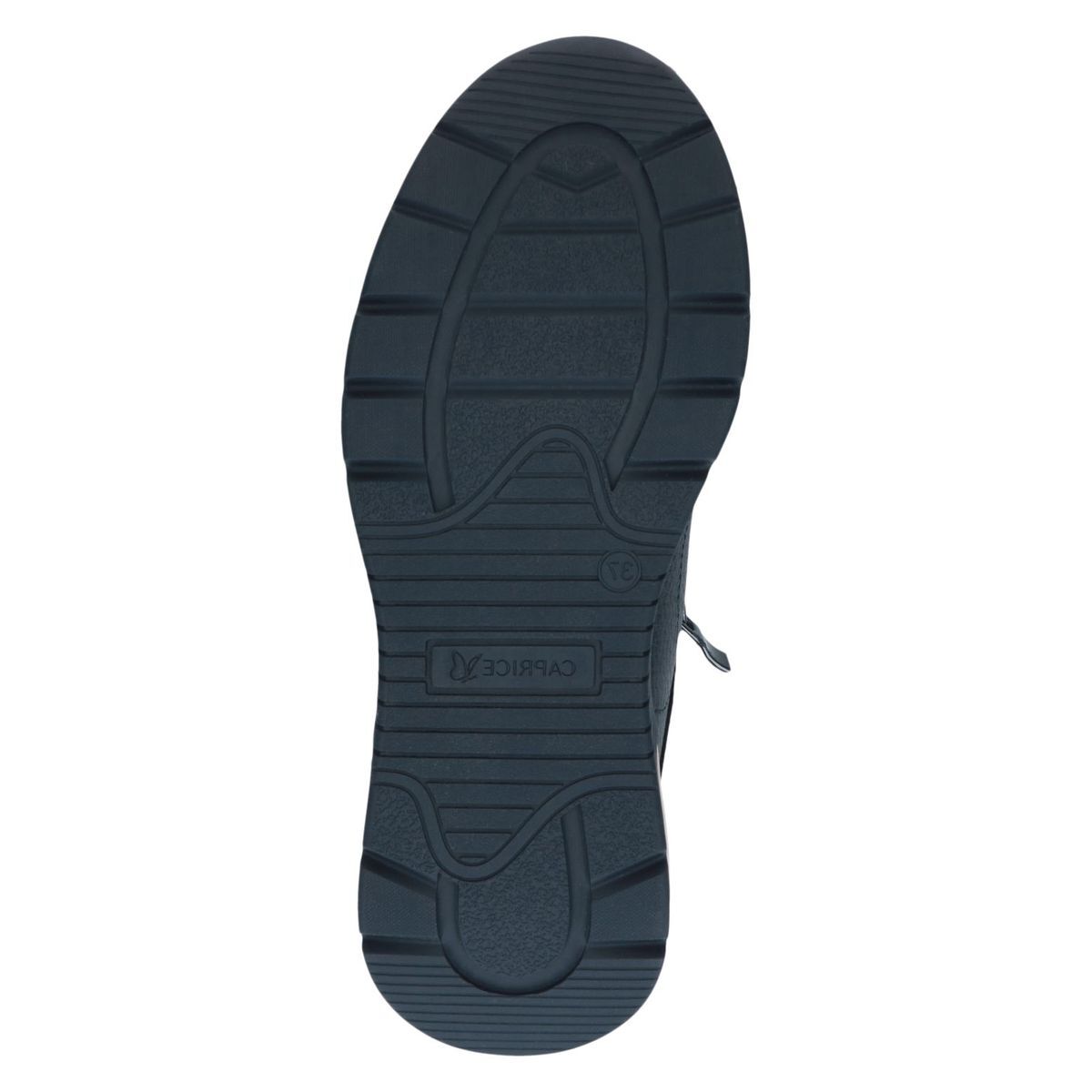 Basket en cuir bleu, CAPRICE