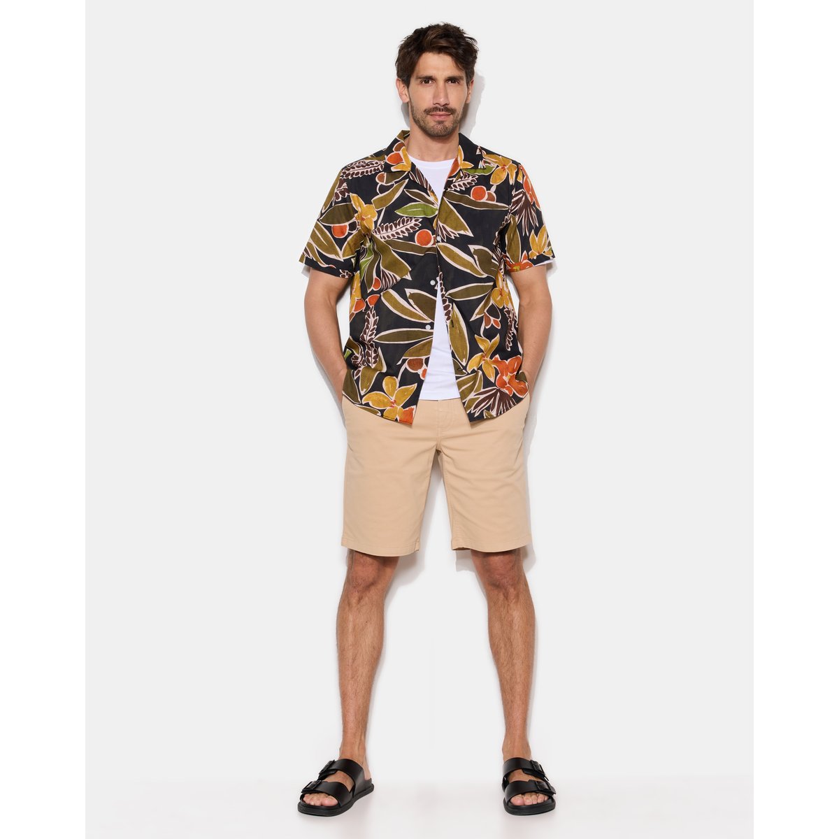 Short en coton CHINO SHORT beige, CHEVIGNON