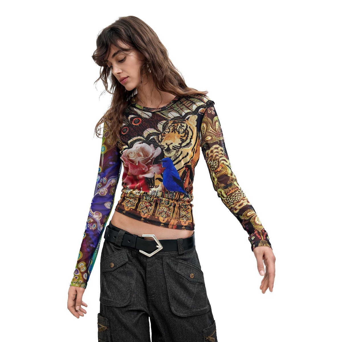 T-shirt imprimé M. C. Lacroix multicolore, DESIGUAL