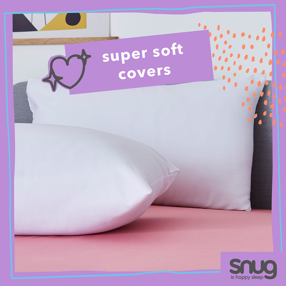 Fantastically Firm Pillow Pair white, SNUG
