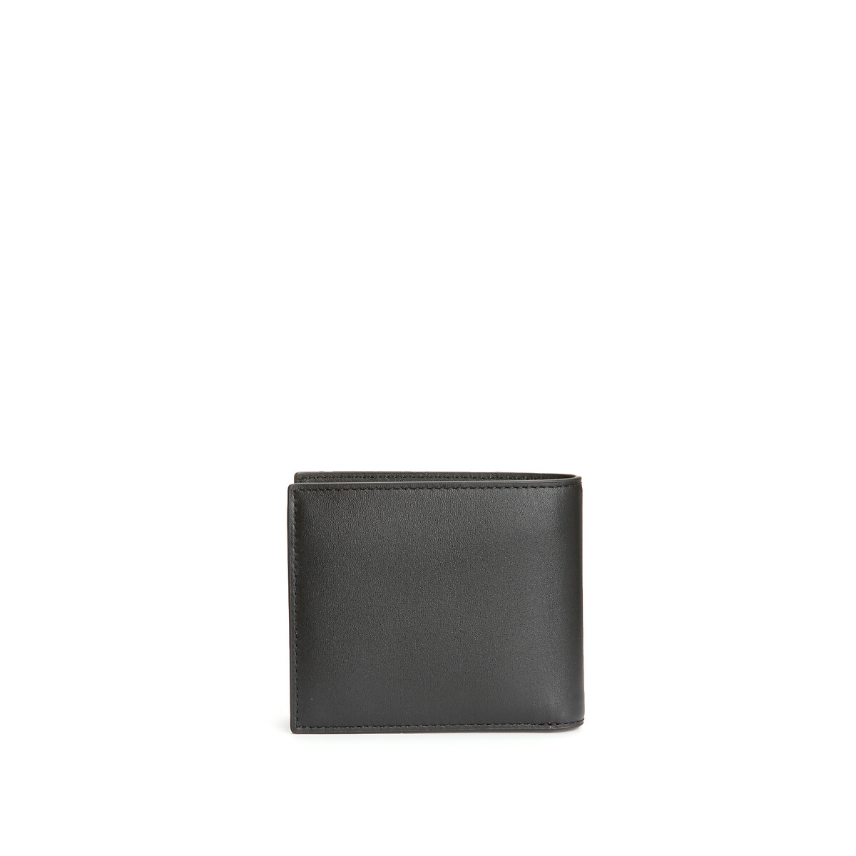 Portefeuille moyen FG en cuir noir-000, LACOSTE