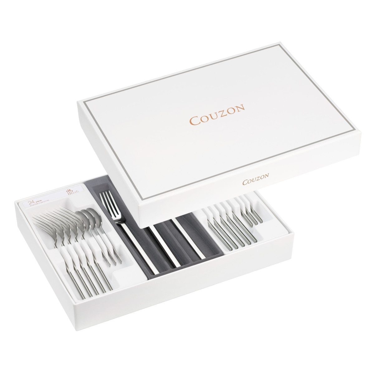Ménagère 24 pièces en coffret - inox, COUZON