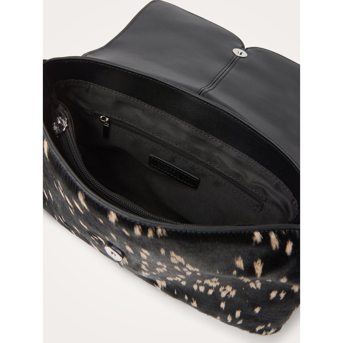 Sac bandoulière avec anses NINA noir, VANESSA WU