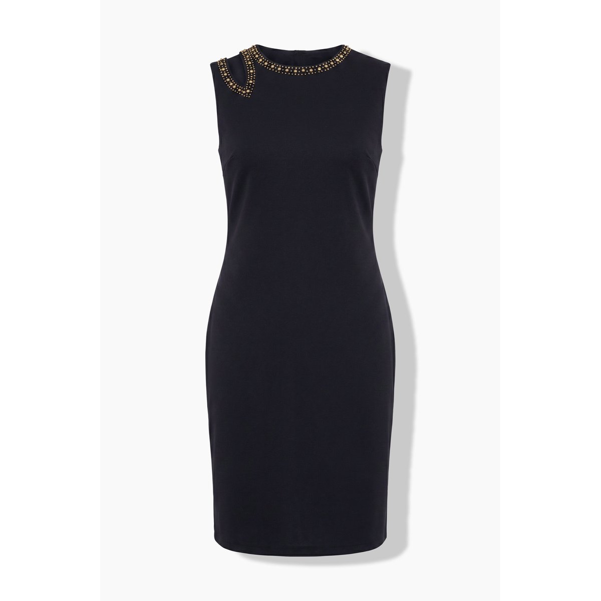 Robe en scuba sans manches noir, ULLA POPKEN