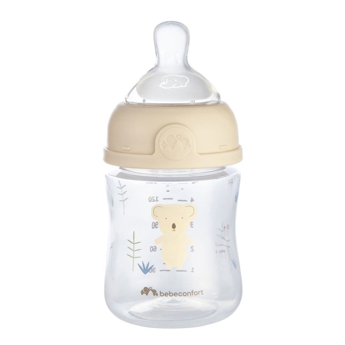 Biberon physio Air 150 ml Sand couleur unique, BEBECONFORT
