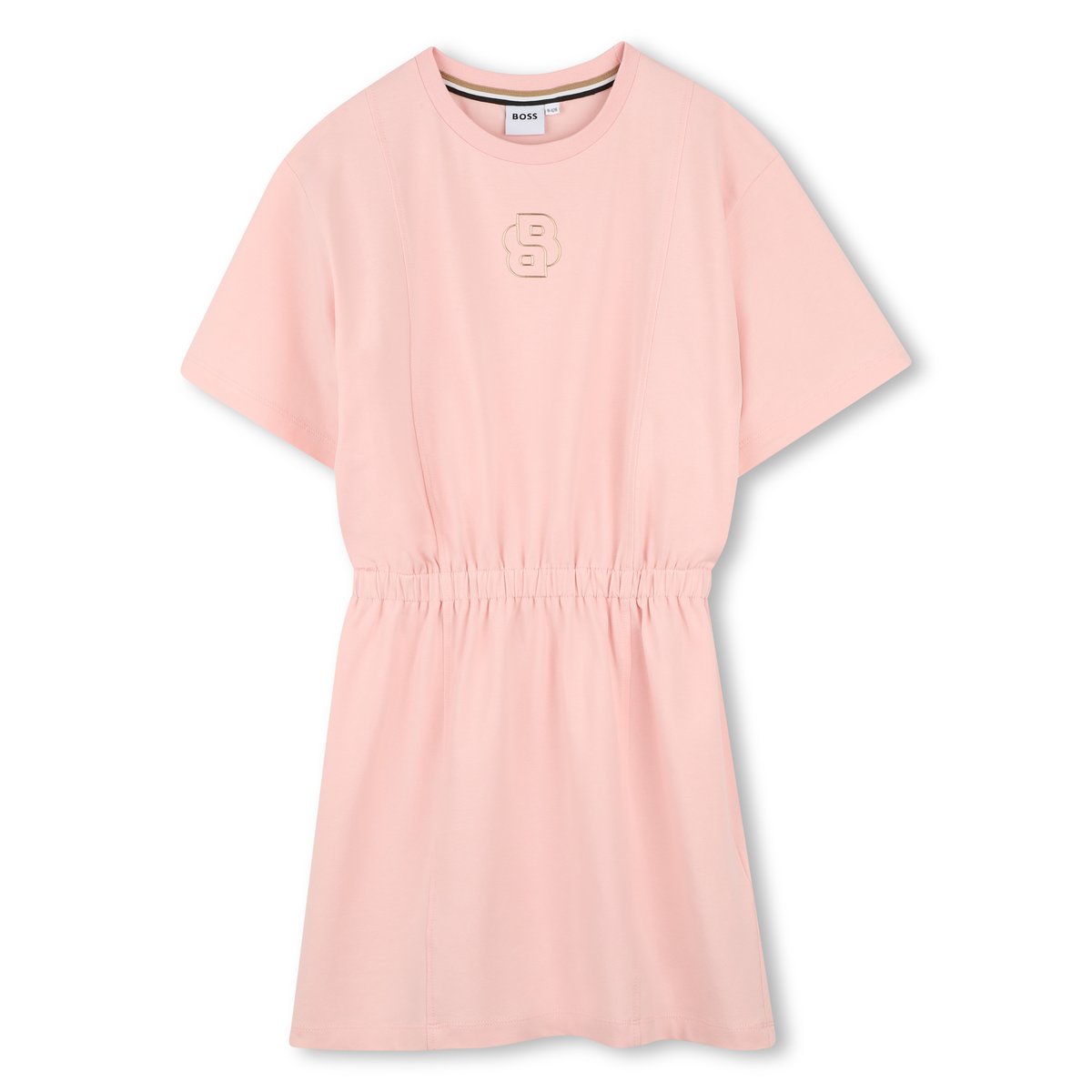 Robe taille cintrée rose petale, BOSS KIDSWEAR
