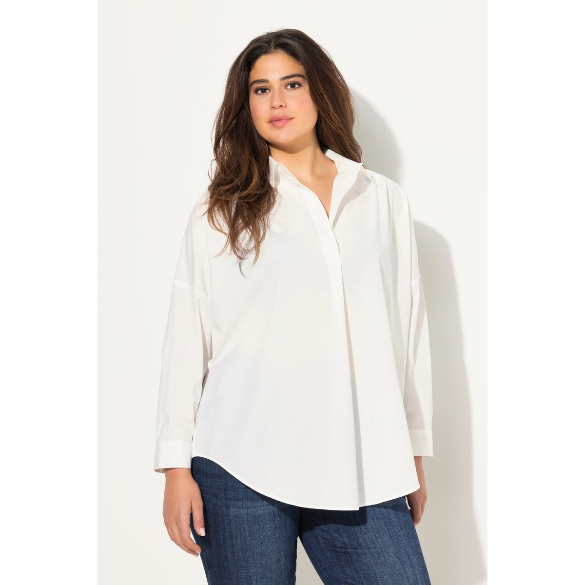 Chemisier oversize blanc cassé, ULLA POPKEN