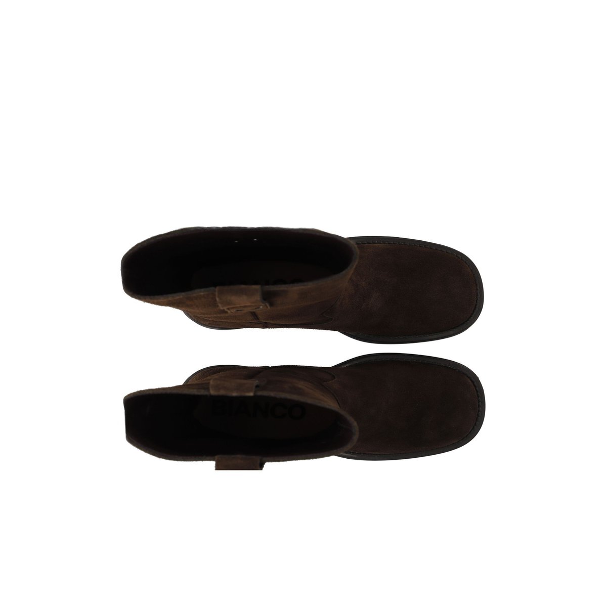 Bottes En Daim marron - brown1, BIANCO
