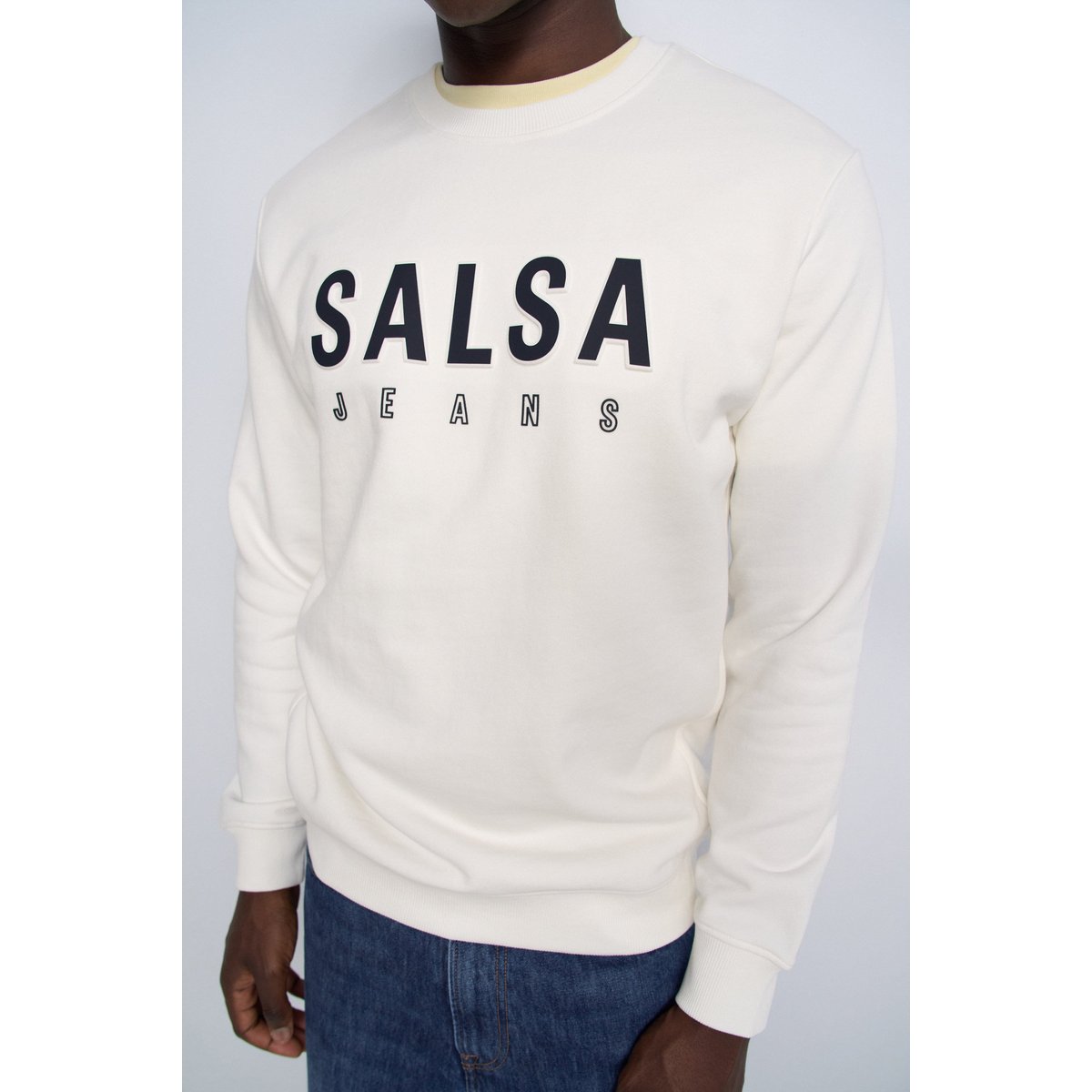 SWEAT-SHIRT AVEC LOGO blanc, SALSA JEANS