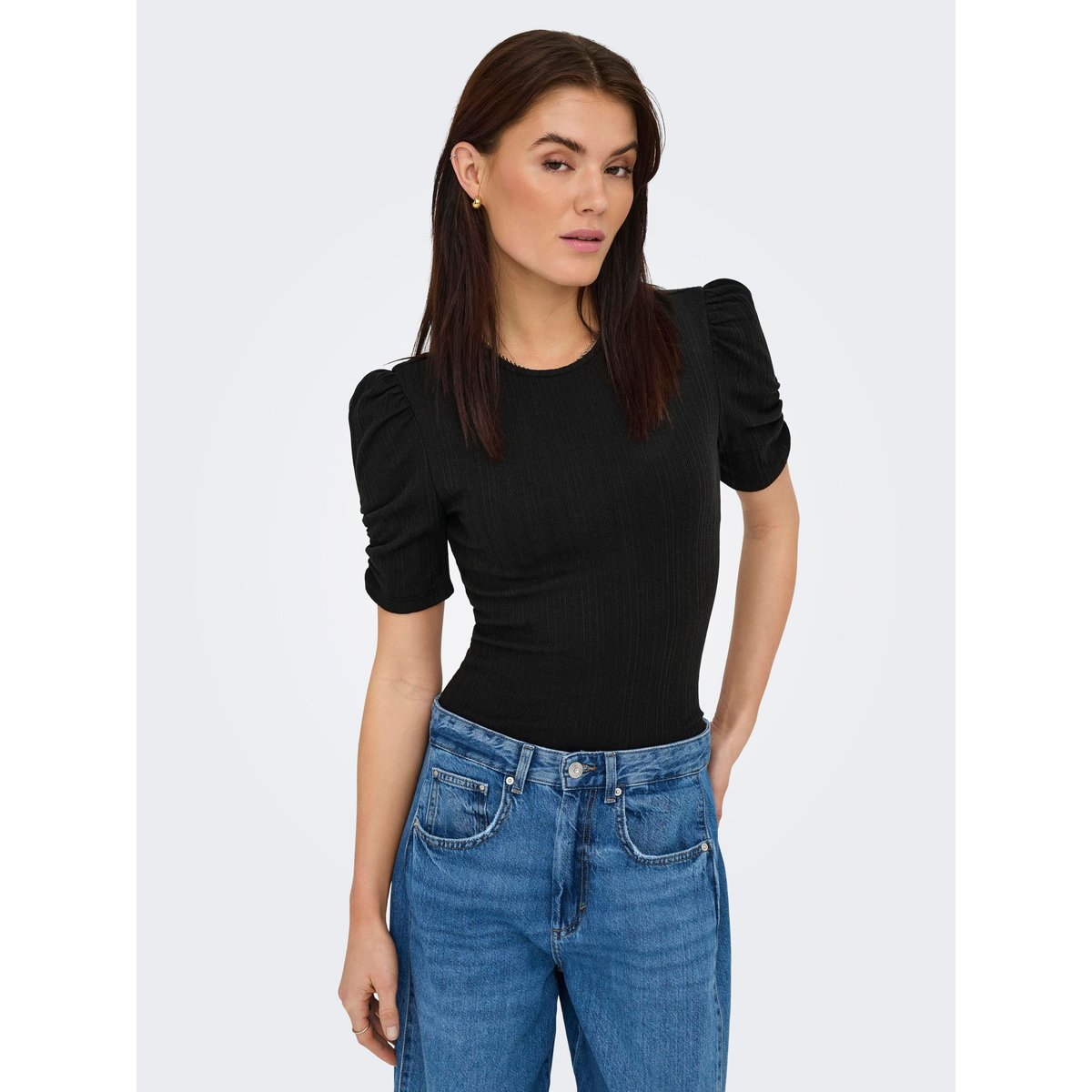 T-Shirt noire - black, ONLY