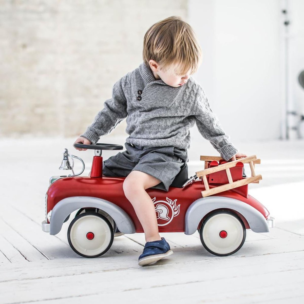 Porteur rouge, gris, écru, BAGHERA