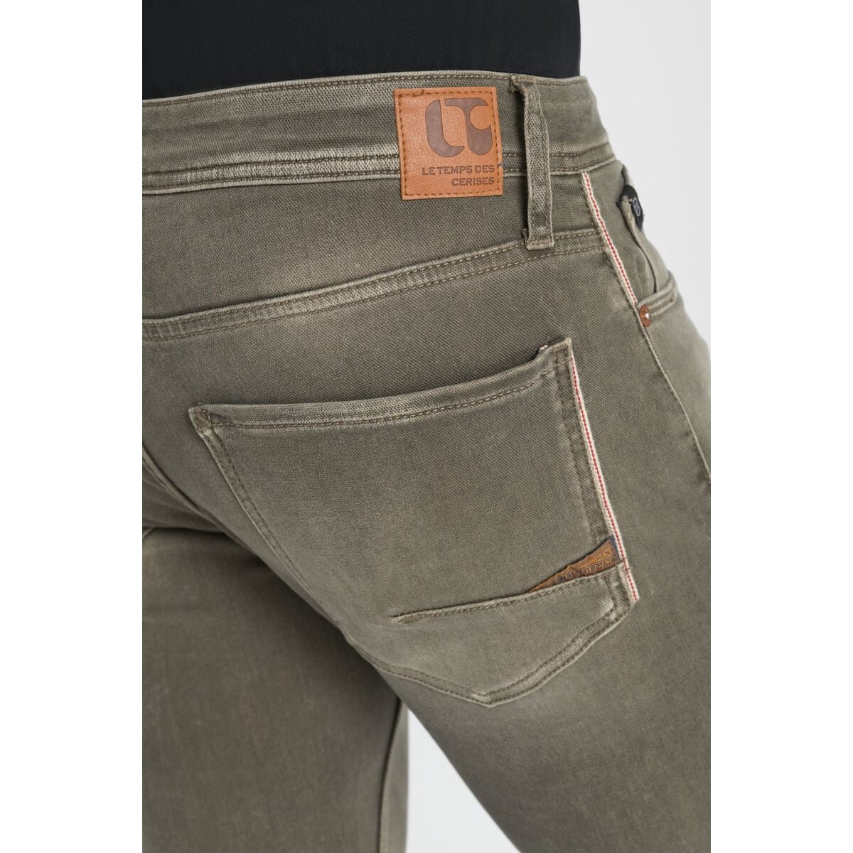 Jeans slim BLUE JOGG 700/11, longueur 34 brown, LE TEMPS DES CERISES