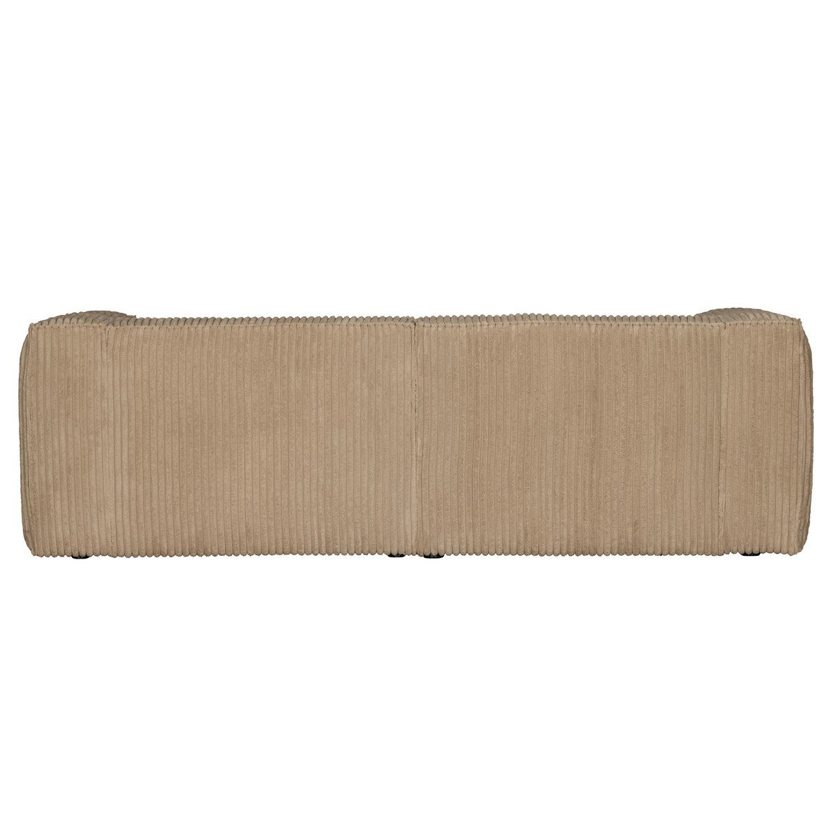 Canapé 4 places en cuir recyclé - beige, WOOOD