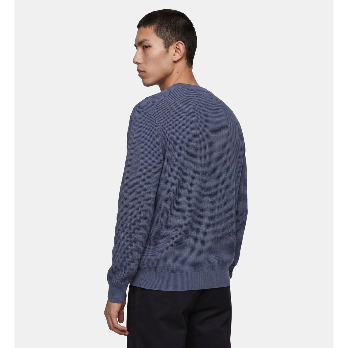 Pull rulwool en laine bleu nuit, GALERIES LAFAYETTE
