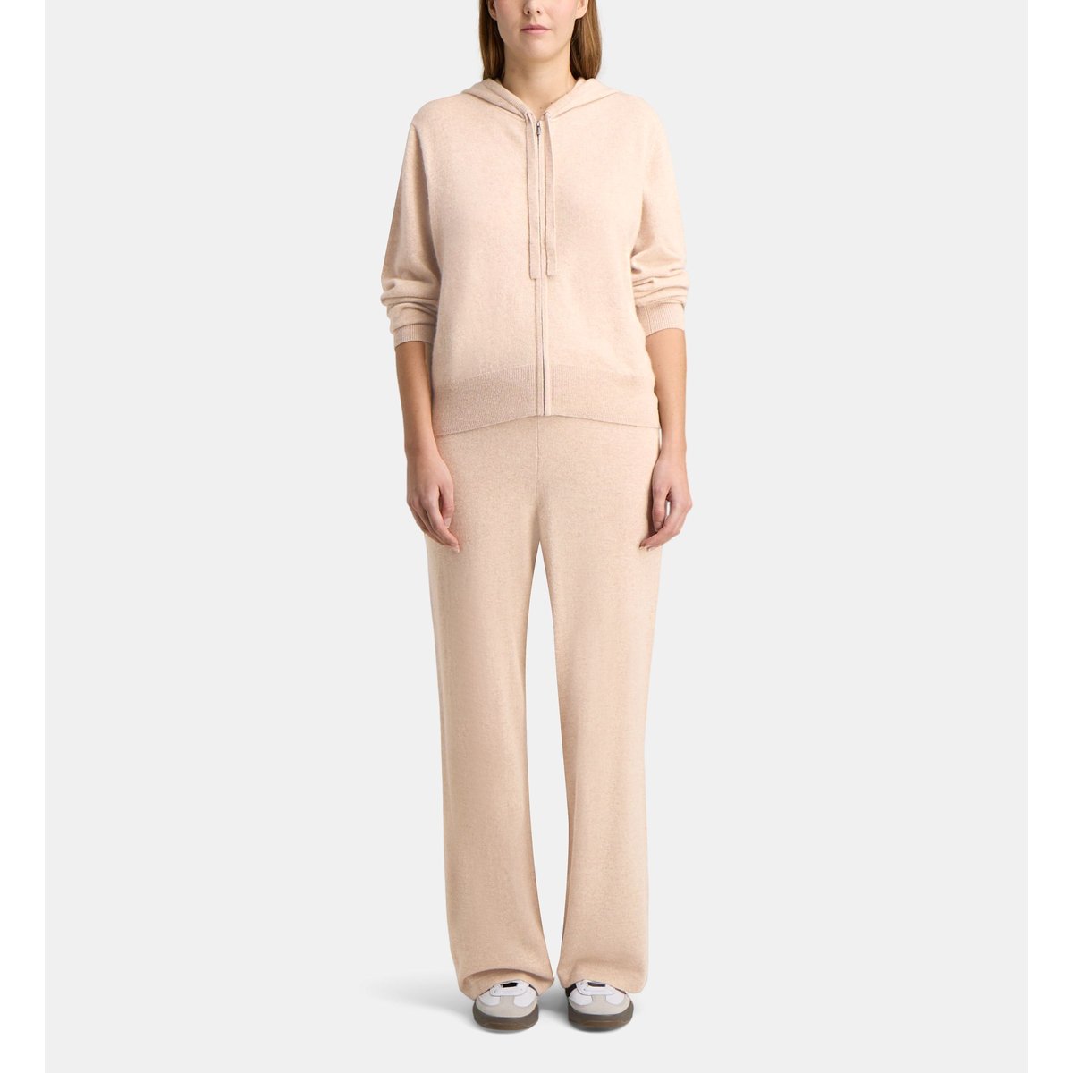 Pantalon large zalcov cachemire beige foncé, GALERIES LAFAYETTE