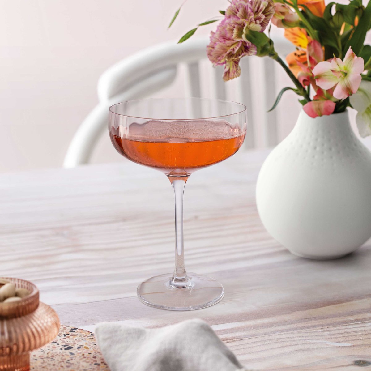 Coupe À Mousseux Et Champagne, Set 4Pcs ROSE GARDEN couleur unique, VILLEROY & BOCH