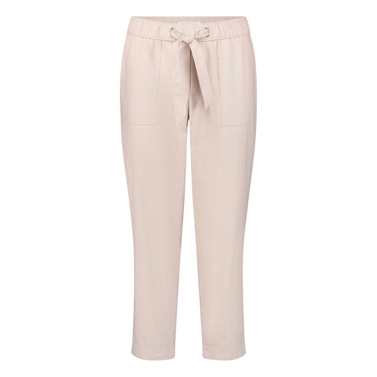 Pantalon casual à taille élastique beige, BETTY & CO
