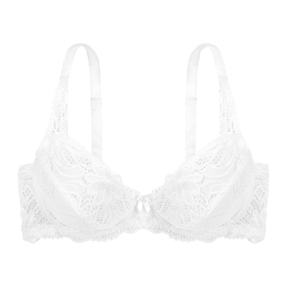 Soutien-gorge avec armatures dentelle ANGIE blanc, DORINA