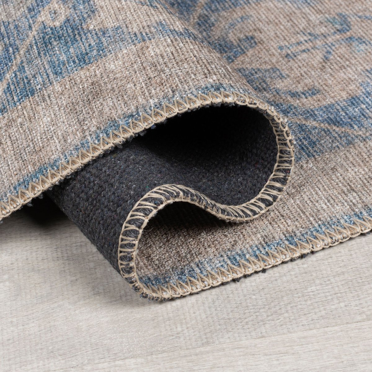 Tapis lavable ORELIA bleu, FLAIR RUGS