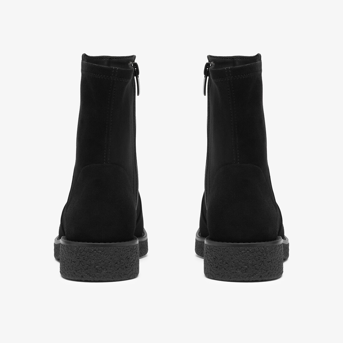 Bottines plates en cuir suédé, NELLA BAY noir, CLARKS