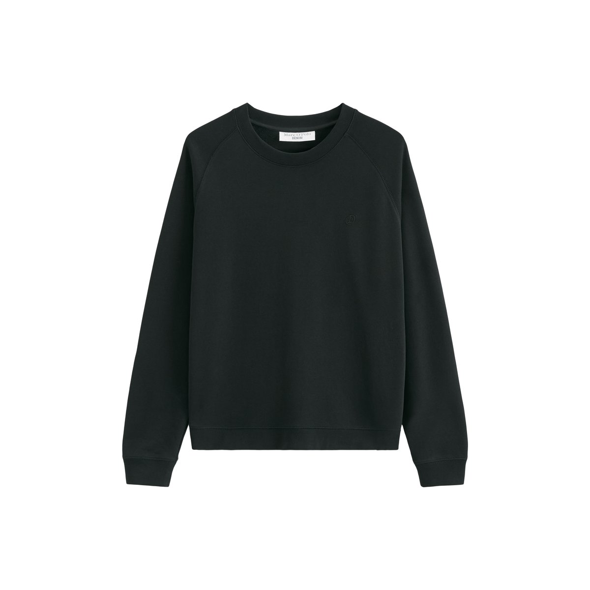 Sweat-shirt ample en coton biologique noir, MARC O’POLO DENIM