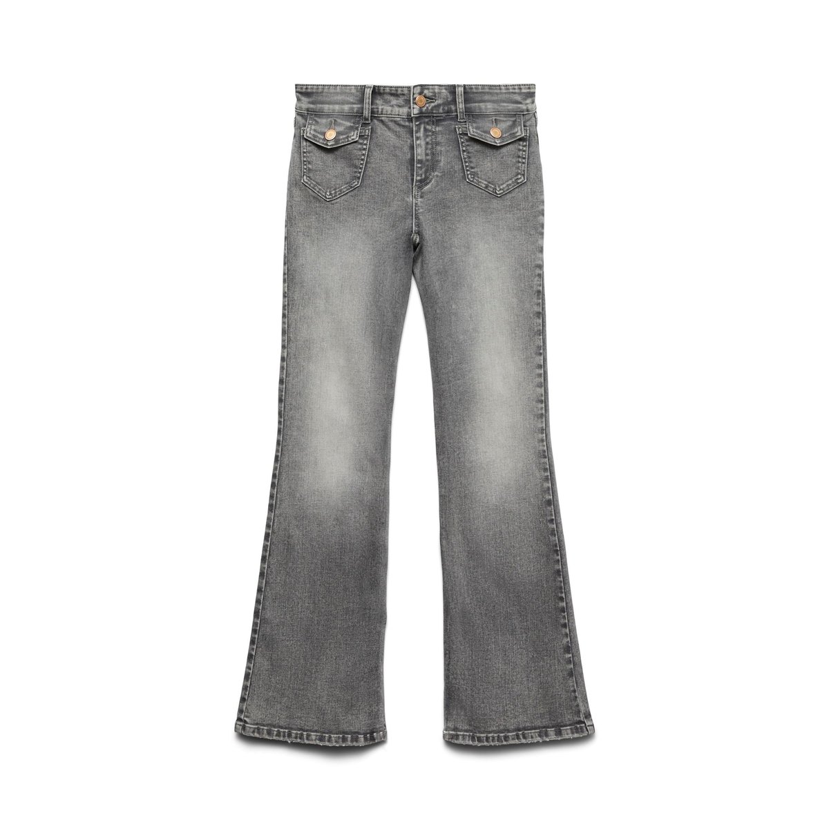 Jean Flared light grey denim, VERO MODA