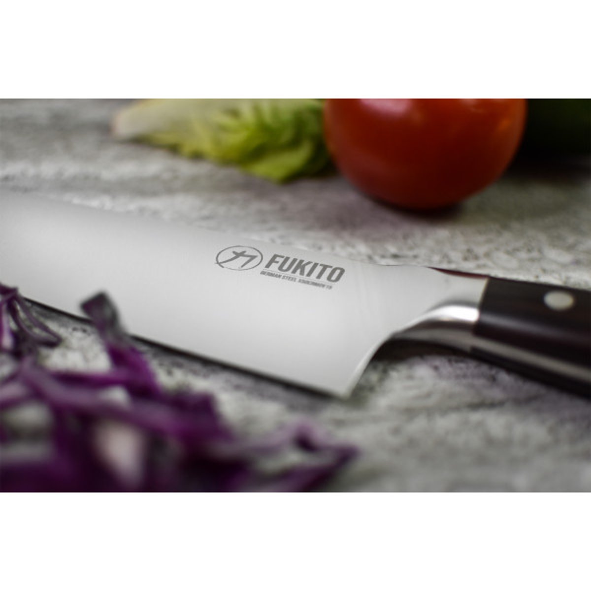 Couteau Ebene X50 modèle chef 21cm v002237, FUKITO