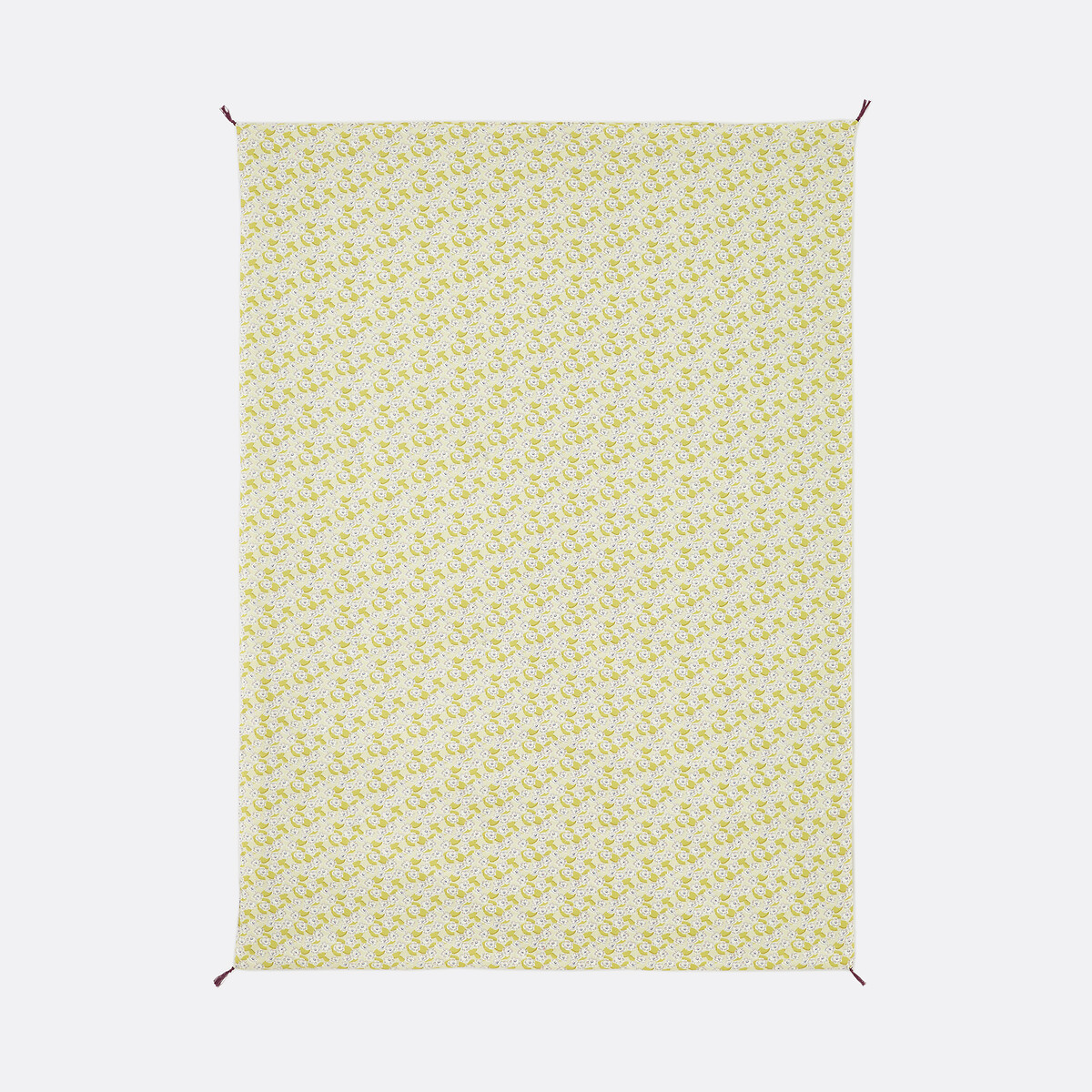 Quilt met bloemenprint, katoen voile, MALKO bedrukt, LA REDOUTE INTERIEURS