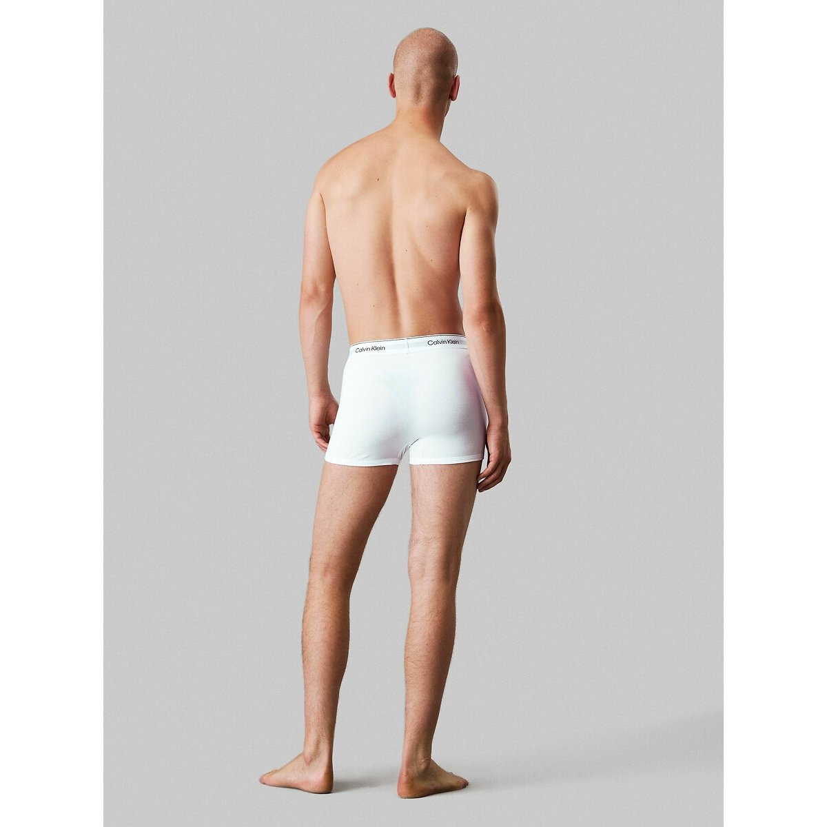 Confezione da 3 boxer morbidi con pinces - Icon Cotone Stretch bianco + bianco + bianco, CALVIN KLEIN UNDERWEAR