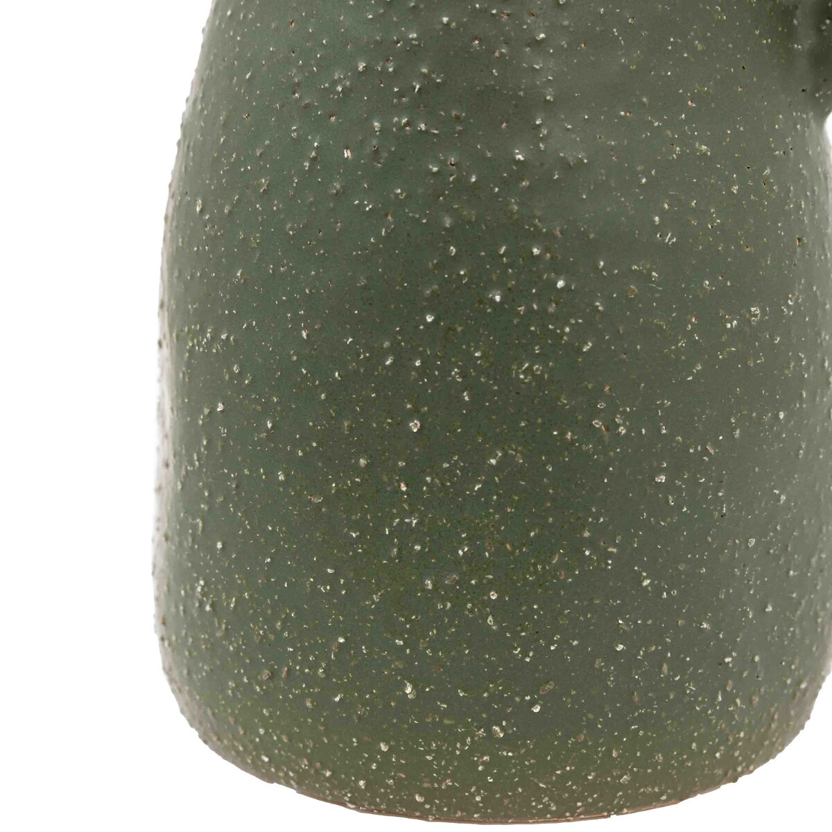 25cm Ceramic Vase with Handle green, ÉDITÉ