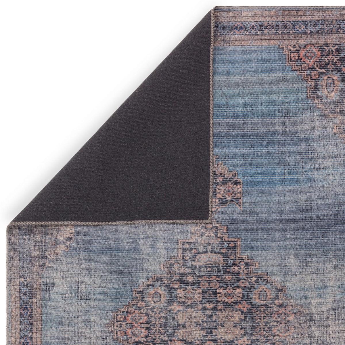Tapis salon et chambre style orient DANA bleu, NOVATREND