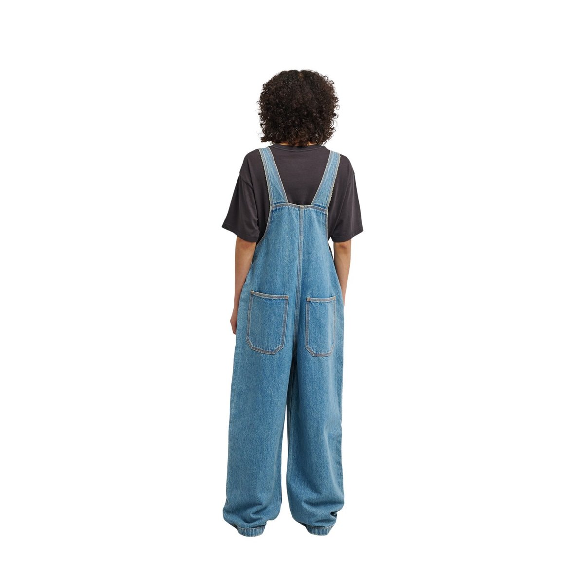 Salopette en jean 70 DUNGAREE DENIM bleu worn indigo, ELEMENT