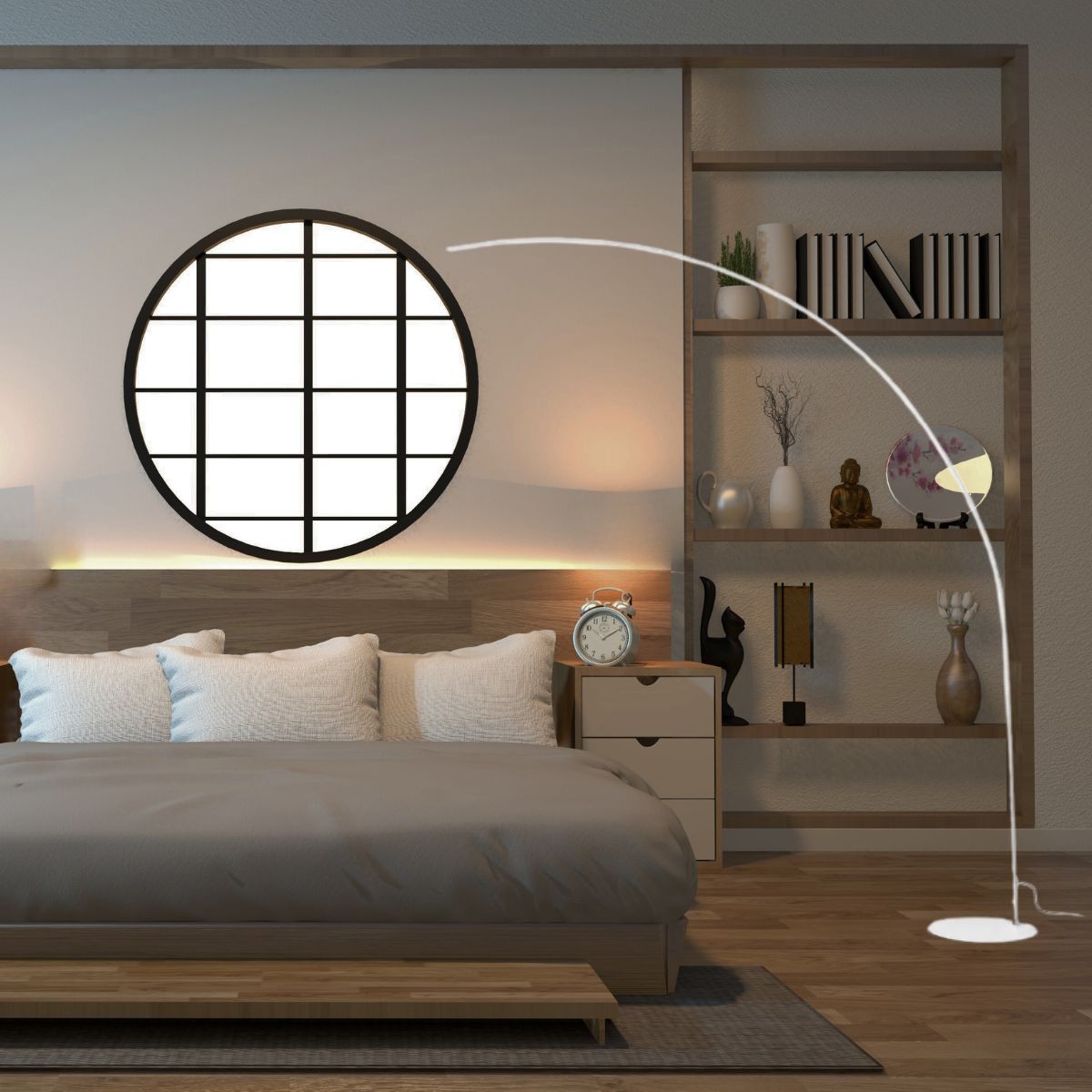 Lampadaire    COMET blanc, IDEAL LUX