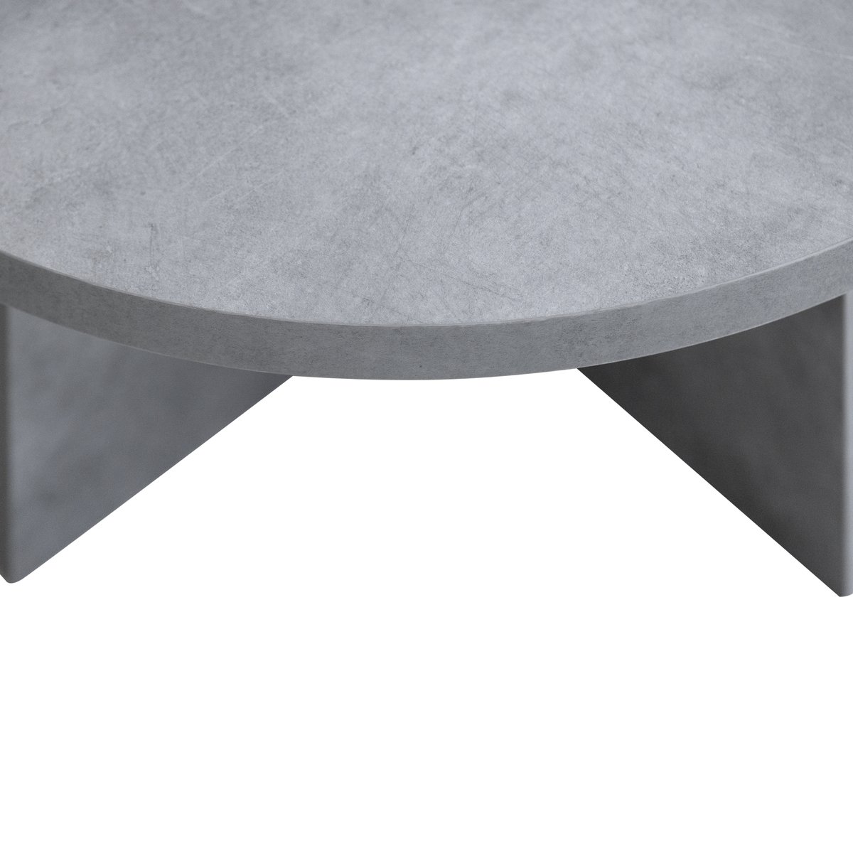 Table basse ronde PAUSA gris microciment, REALLY NICE THINGS